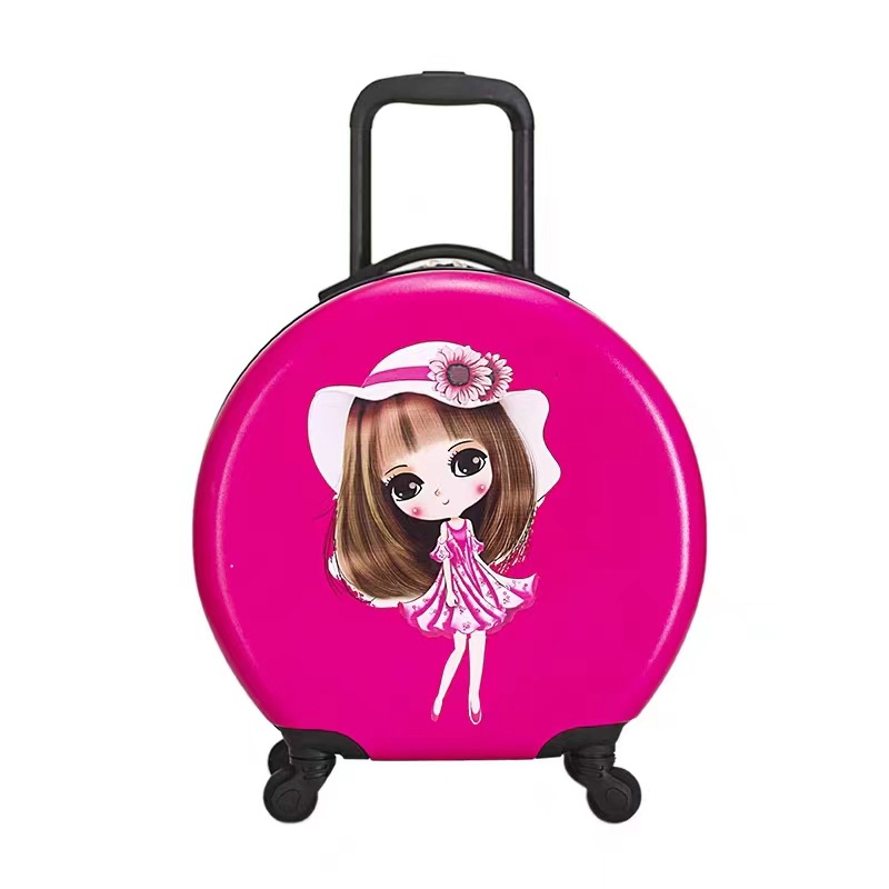 Logotipo impreso de los niños trolley gran capacidad universal rueda equipaje maleta ocio al aire libre fábrica por mayor