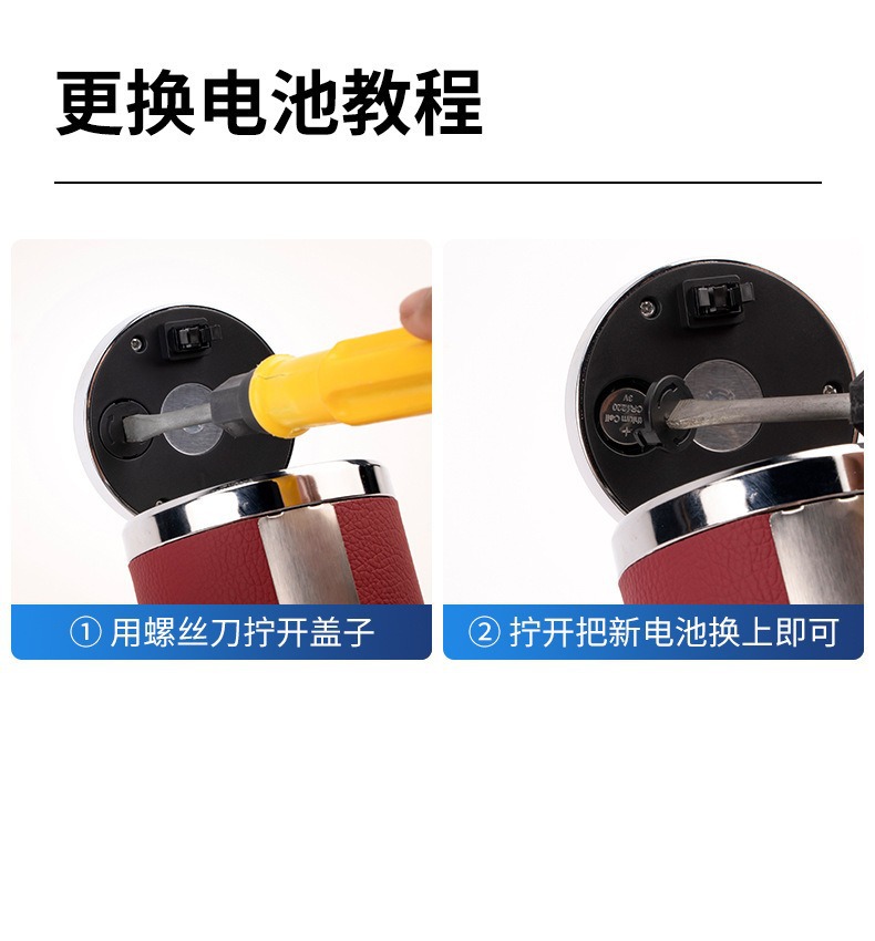 New Car Ashtray, Light Luxury Leather Alloy Inner Container, Press Switch, Led 3D Metal Ashtray with Lid
