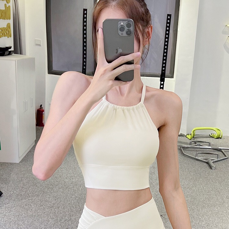 Yoga Clothing Sling Vest with Chest Pad Sports Underwear Summer Shockproof Women's Quick-drying Fitness Top Sexy Beautiful Back Bra Yoga Clothing Sling Vest with Chest Pad Sports Underwear Summer Shockproof Women's Quick-drying Fitness Top Sexy Beautiful Back Bra
