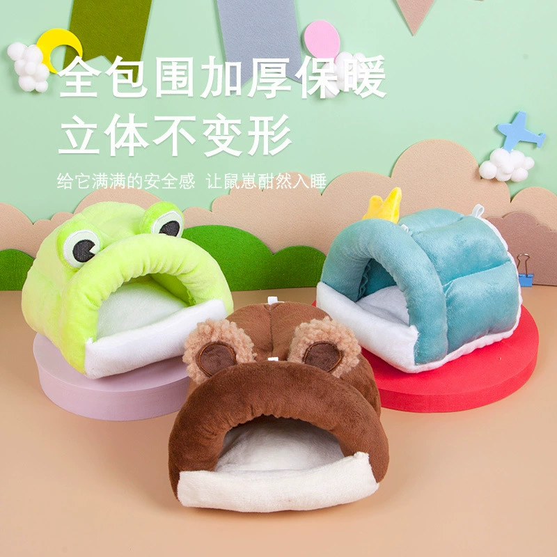 Hamster winter nest, golden bear, hedgehog, squirrel, guinea pig, chinchilla, rabbit, warm winter nest, cotton-filled nest, warm nest