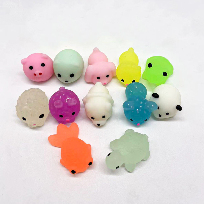 かわいいtpr軟膏動物団子つまみ楽mochi squishy減圧神器露店玩具卸売り|undefined