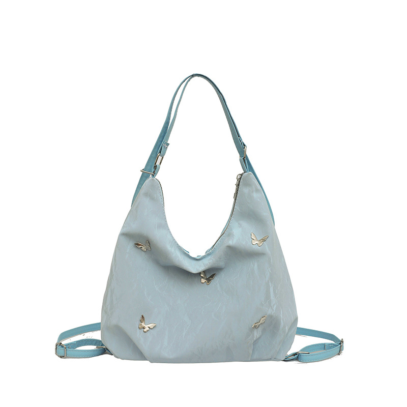 Butterfly gran capacidad de alta belleza suave bolso de hombro de verano 2024 nuevo estilo de moda de hombro mochila