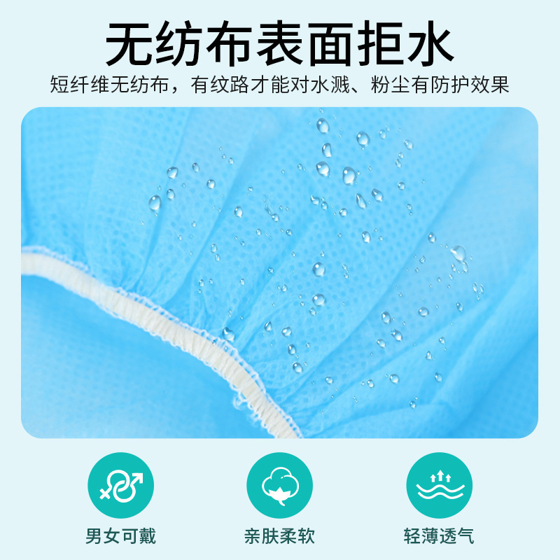 一次性帽子女厨房厨师防尘透气头套工作无纺布网帽食品条形防护帽|undefined