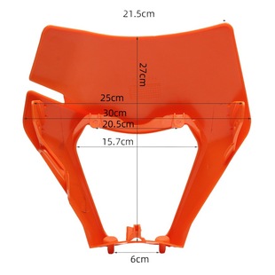 Off-road motorcycle universal lamp shell modification suitable for KTM headlight ghost face headlight shell 20-23 accessories