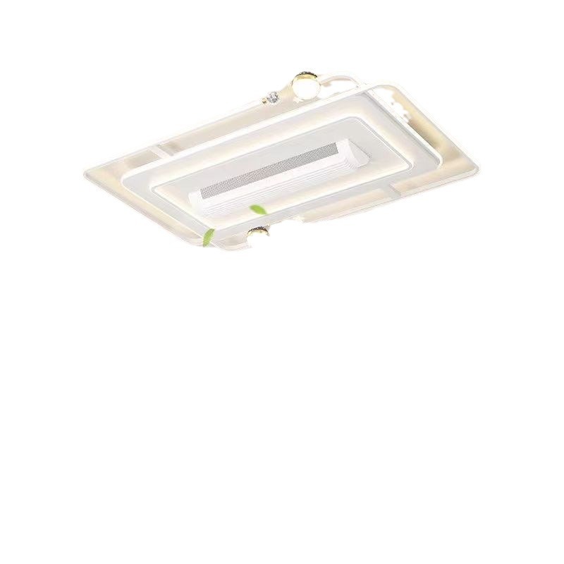 Luz de ventilador sin hoja para la sala de estar en 2024 nueva lámpara de techo actualizada de tres generaciones de lámparas de ventilador invisibles de rodillos