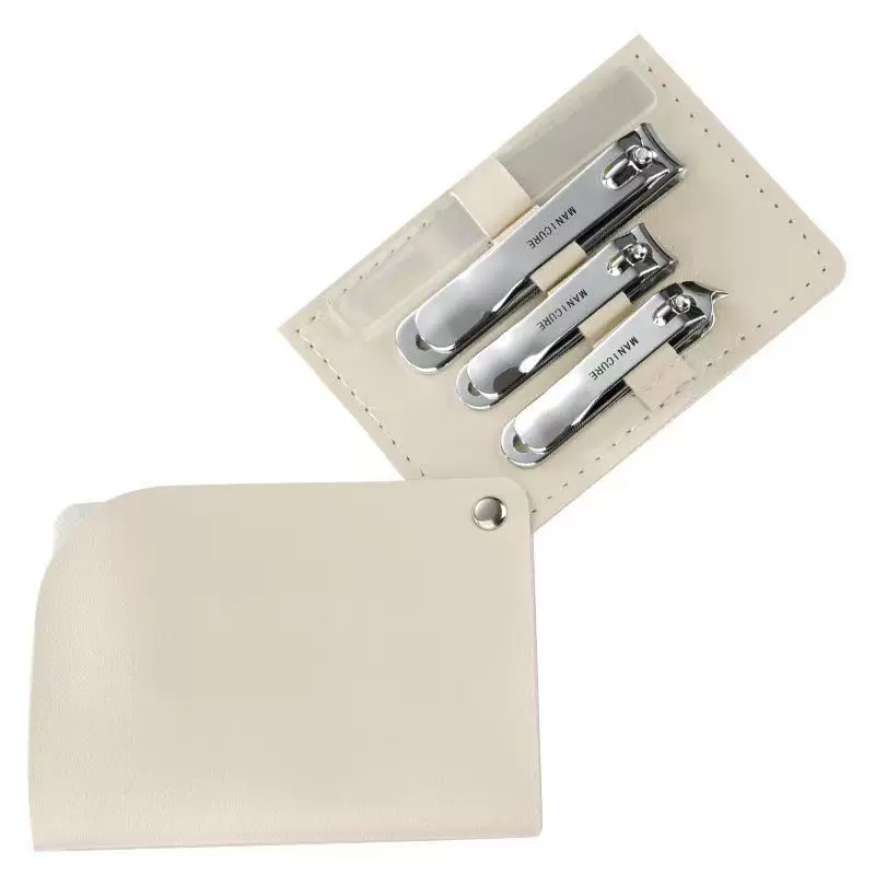 定制美甲店4件修甲套装美容套装高碳钢指甲套装便携修型工具批发