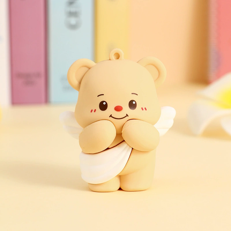 Настоящая Cartoon-ойл? (непонятно) Genuine cartoon oil, keychain, creative doll, cute pendant, with little bears, Birthday gift, wholesale