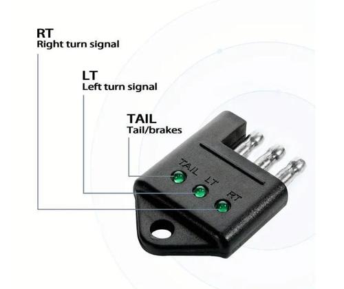 Cross-border new product American trailer connector RV boat trailer power plug tester connector