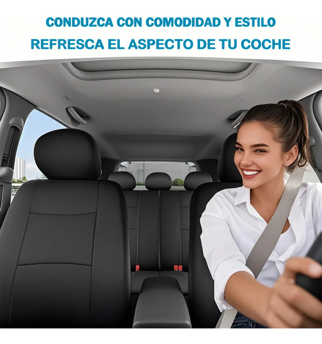 Export Five Factories Foreign Trade Amazon Universal Zippered Flat Car Seat Cover Cross-Border European and American Temu