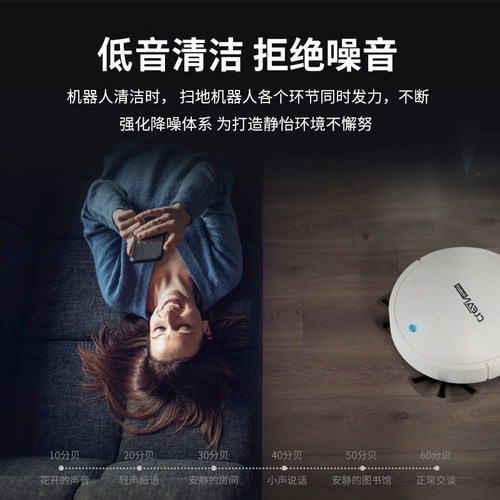 Smart Robot Vacuum Cleaner Wholesale Fully Automatic Intelligent Household Floor Sweeper Lazy Man Wireless Mini Vacuum Cleaner Cross-border 