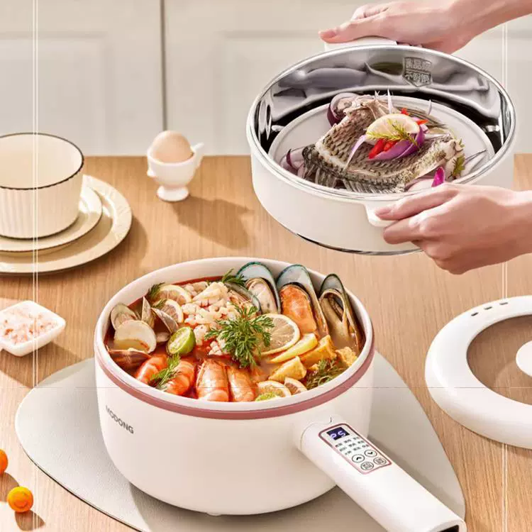 Экспортная мини-про stove 110V электрическая кастрюля для дома, маленькая многофункциональная горячая pot электрическая пароварка вок для домашних мелочей
