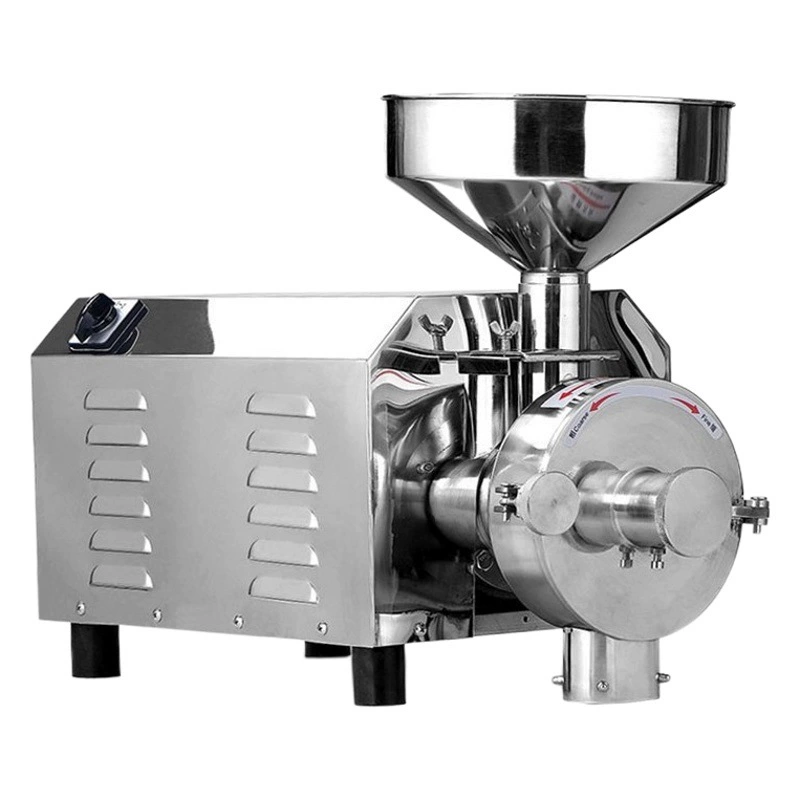 Зерновая дробилка для измельчения зерна Коммерческая электрическая мельница из нержавеющей стали