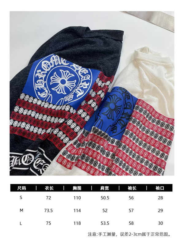 正しいバージョン 25ss 新しい ch Crow 国章日焼け止め夏薄いわずかに透けるバックプリント長袖 T シャツ女性用|undefined