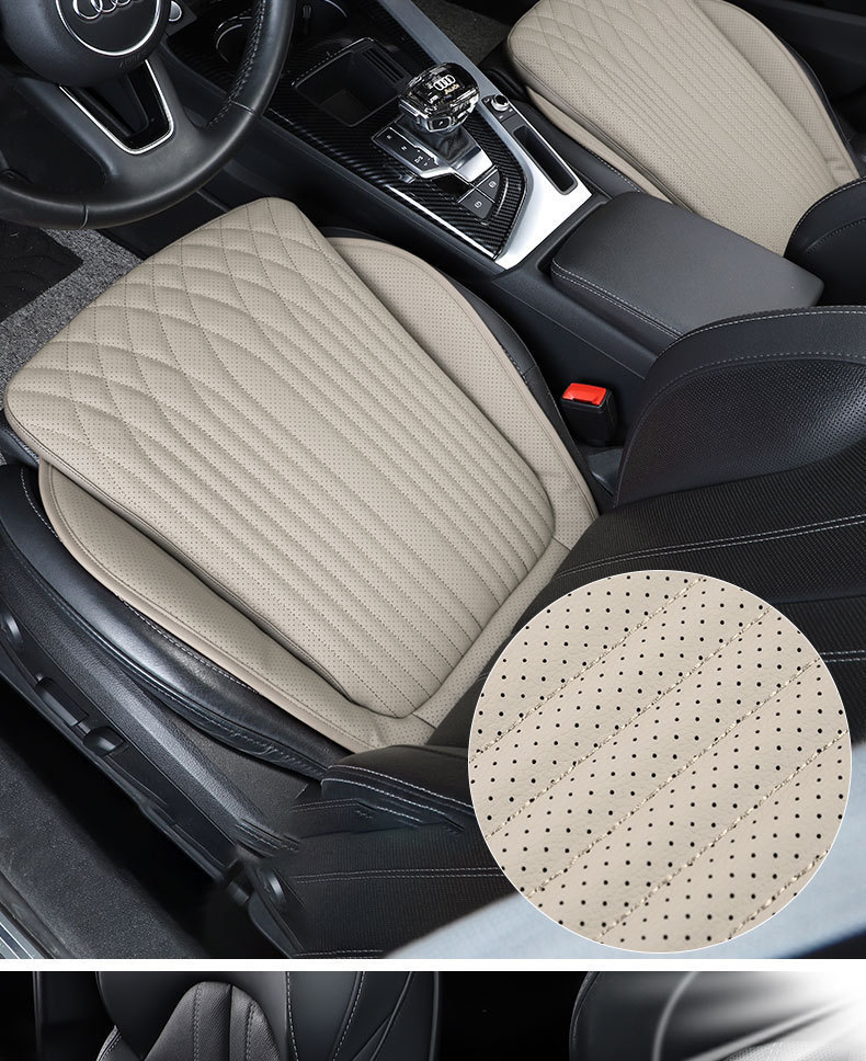 Car Seat Cushion, Universal for All Seasons, High-End Rear Integrated High-Rebound Sponge Flat Single-Piece Seat Cushion Cover