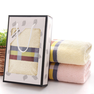 Gift box custom logo advertising cotton towel wholesale activities small gift cotton towel suit absorbent face towel