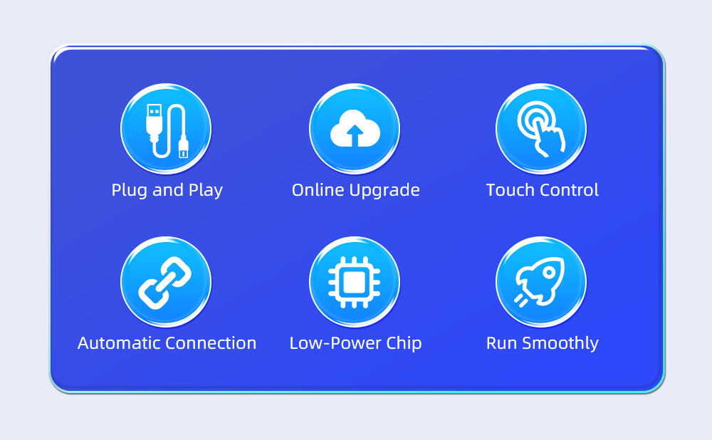 Cross-Border Car Wireless Carplay Box Portable Android Autocarplay Module Car-Machine Connectivity Smart Box