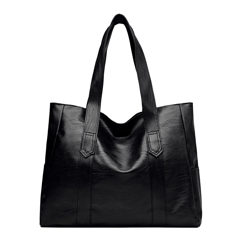 Big Bag 2023 New Fashion Simple Versatile Fashion Large Capacity Mom Bag Single Shoulder Bag Fashion Tote Bag Women's Bag