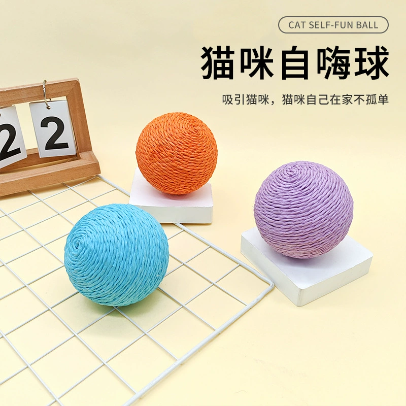 Big woven wear-resistant interactive toy, cat, can bite, pet