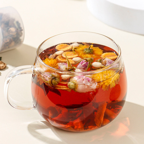 Weekly Tea Goddess Tea 6 Flavors Small Jars of Healthy Tea Souvenir Combo Chrysanthemum, Wolfberry, Flowers and Corn Silk Tea