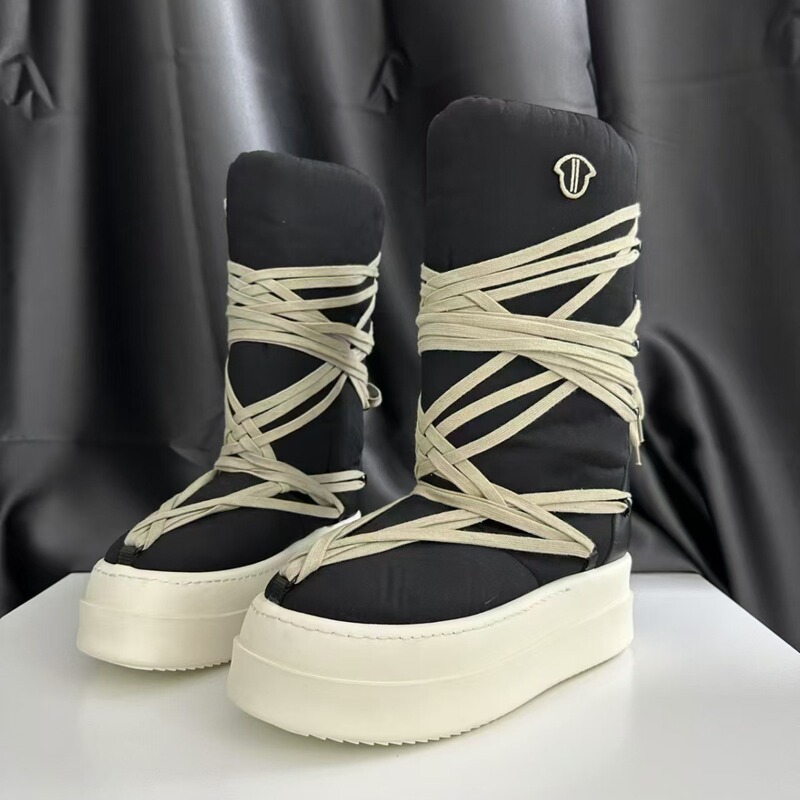 ro shoes mask snow boots winter down cold waterproof platform boots creative fashion crazy strap dark tide shoes ro shoes mask snow boots winter down cold waterproof platform boots creative fashion crazy strap dark tide shoes