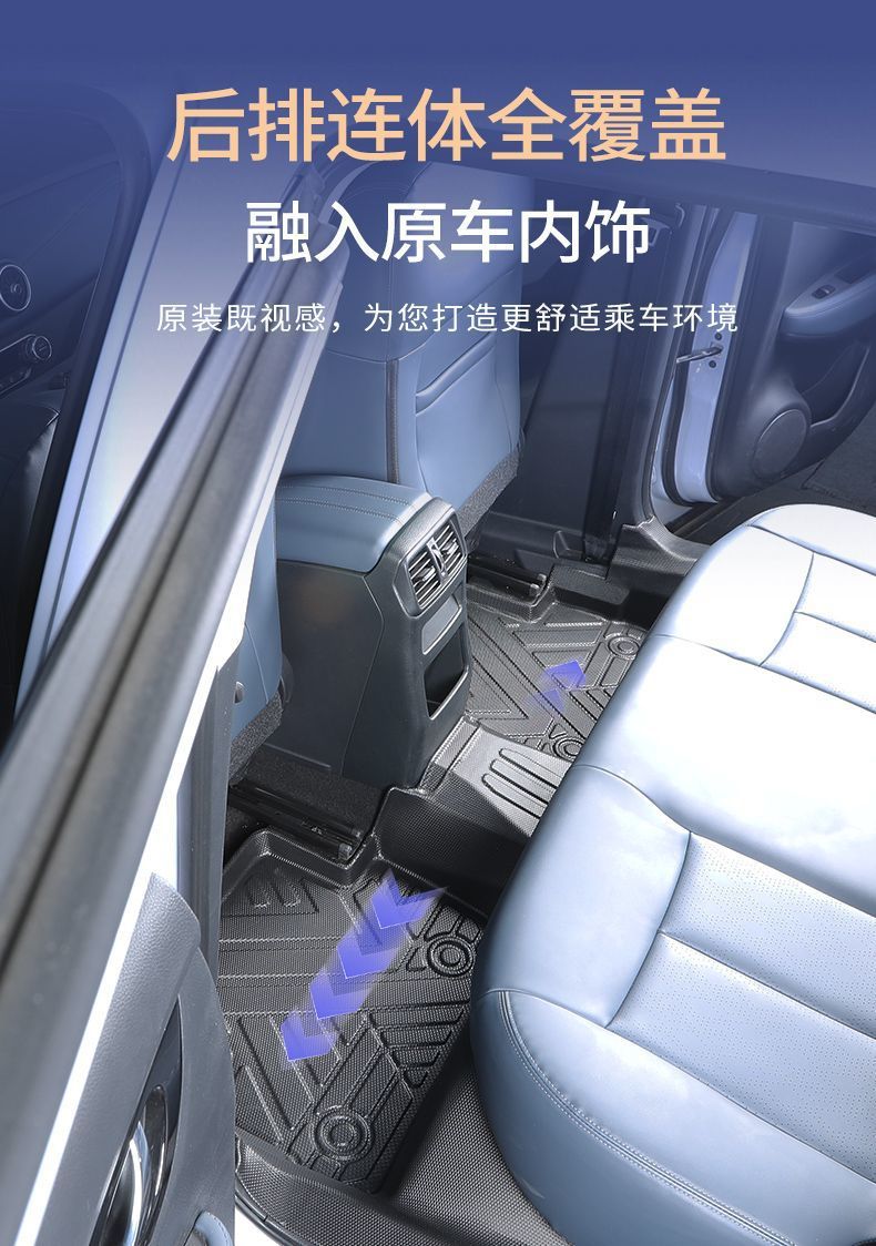Suitable for Changan Auchan X5Plus Floor Mats Tpe Surround Package Threshold Auchan X5 Trunk Mat Car Decoration