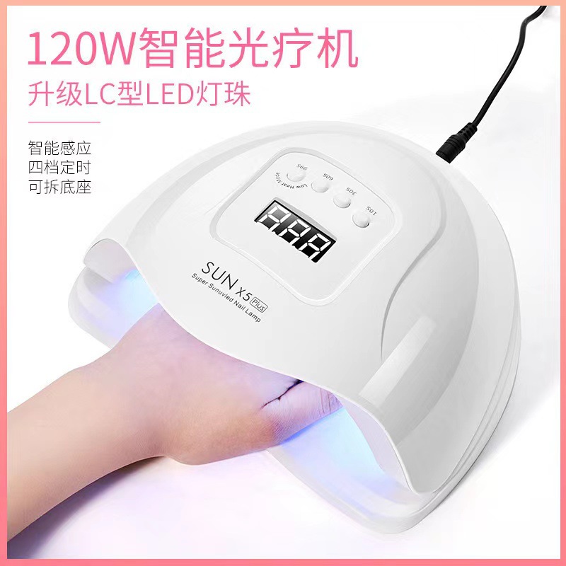 Lámpara LED de Fototerapia para Uñas, Mini Lámpara Mariposa UV, Secado Rápido, Máquina Portátil de Cocción de Esmalte