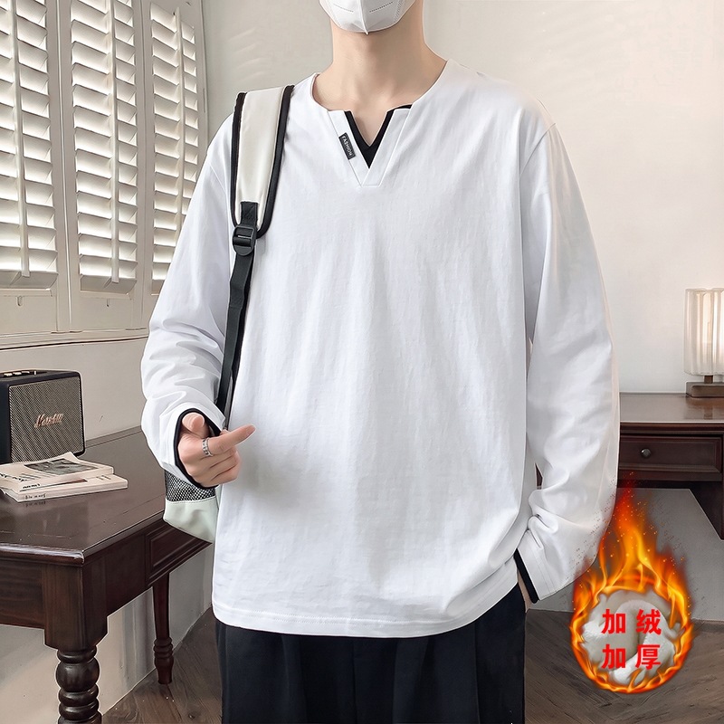 Fleece-lined White - M