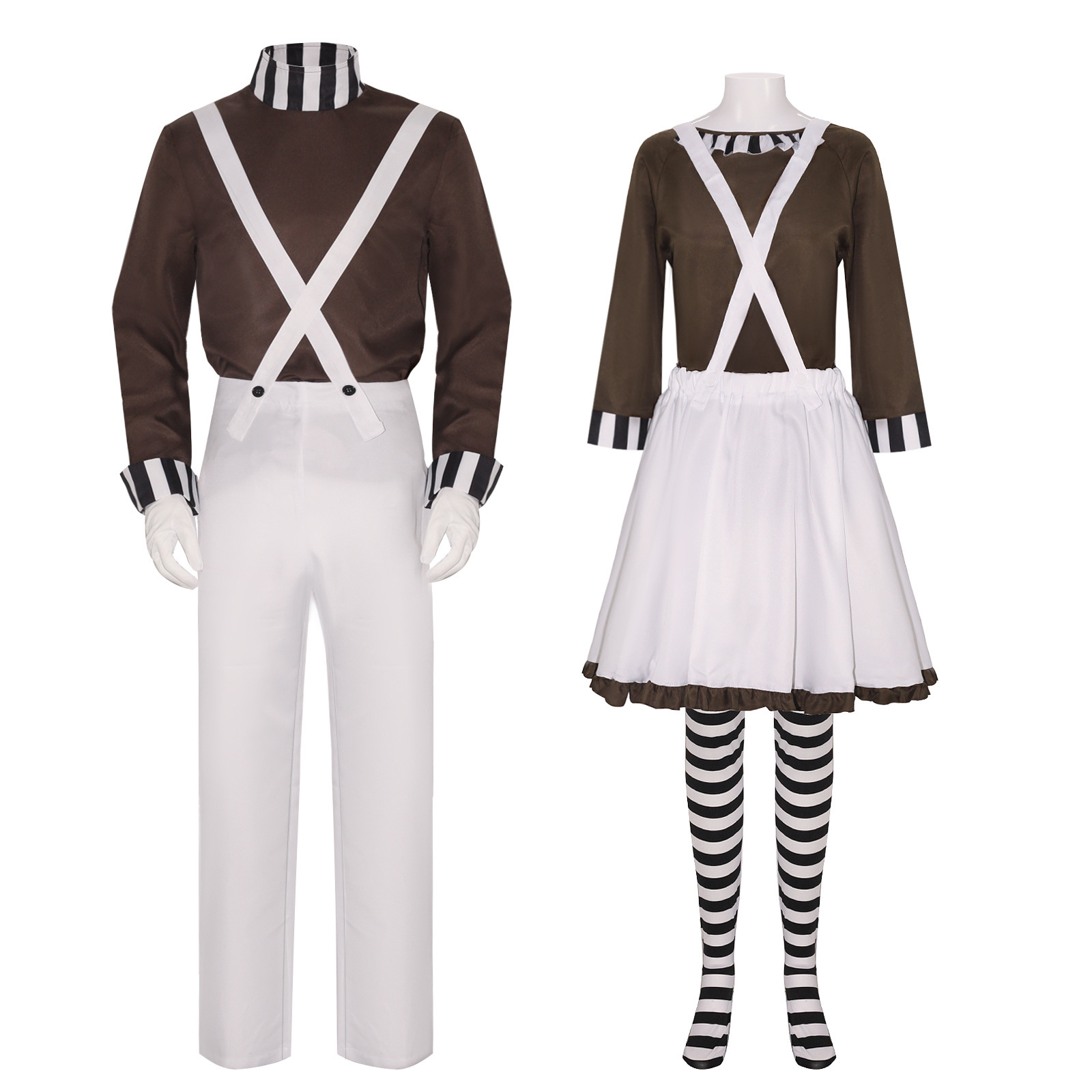 Halloween Performance costumes Charlie and Chocolate Factory cos costumes Chocolate Villain Clown List Performance costumes for Men