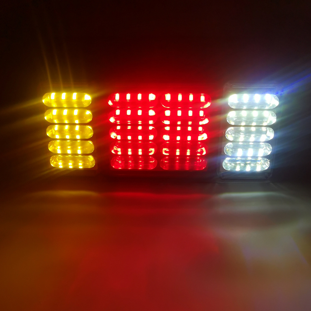 Las ventas de la fábrica Placa de hierro flash de la luz trasera del remolque LED Luz Trasera eléctrica del coche LED Placa de hierro electrónica luz trasera