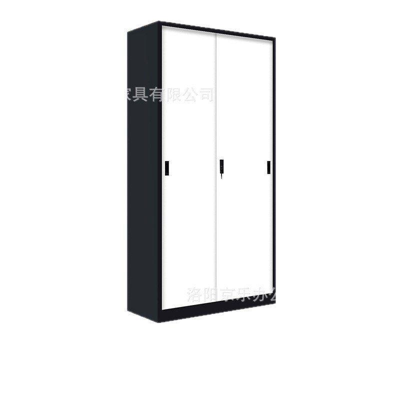 gabinete de archivos de metal de gran capacidad personalizable ajustable partición dos puertas deslizantes con bloqueo gabinete de almacenamiento de oficina