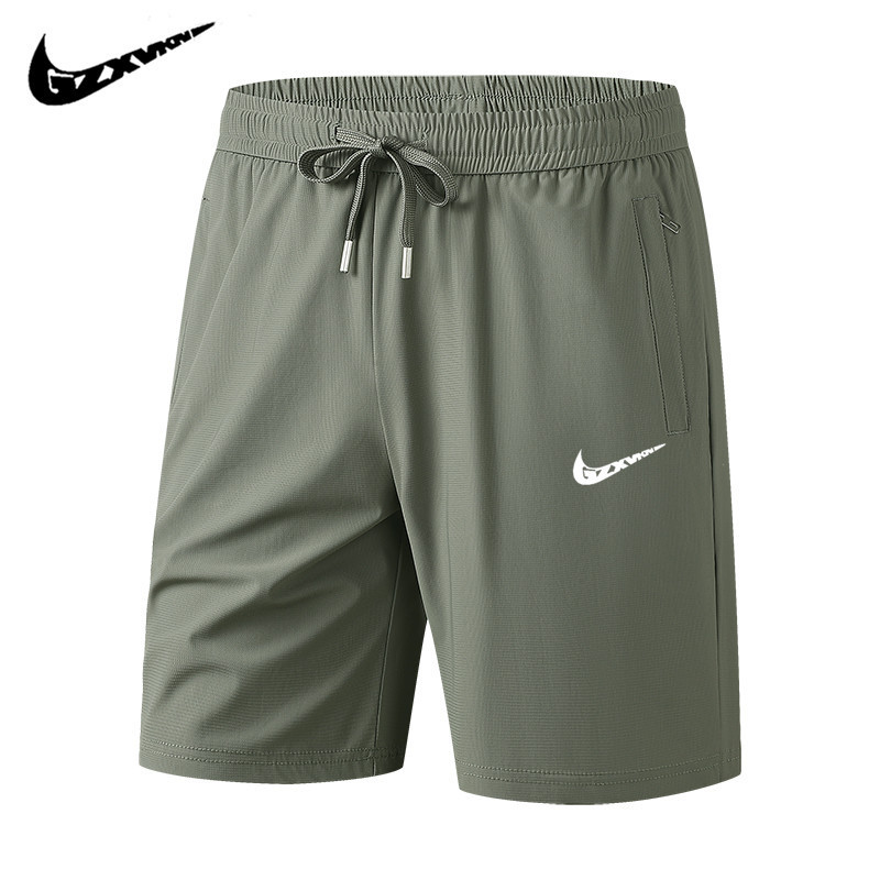 Ice Silk Breathable Quick-Dry Shorts for Men, Summer Outdoor Sports Casual Shorts, Basketball Beach Shorts, Men's Style