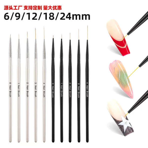 Amazon Japanese-Style Nail Art Painting Drawing Pen Ultra-Fine Set Facial Pen Dot Flower Hook Line Pen Drawing Line Drawing Flower Pen