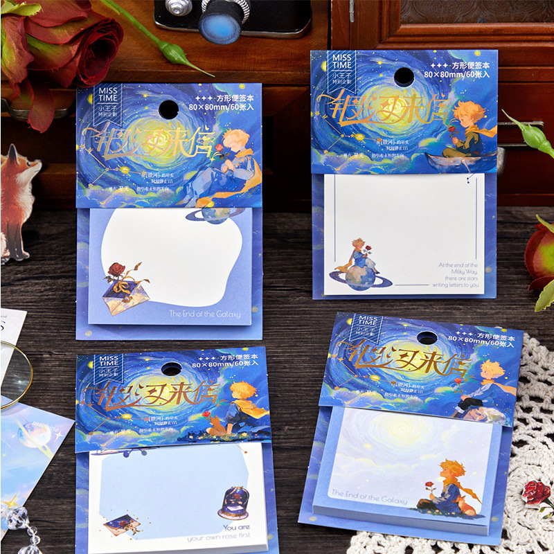 Recoger el cuaderno de notas cuadrado, el mundo de las flores, el mensaje de la oficina, el examen del estudiante puede rasgar el papel de notas de cuentas de alto valor