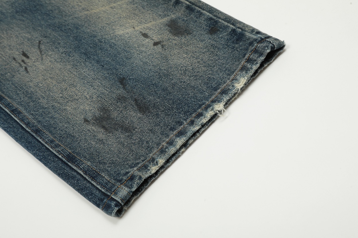 YON MODISH Herrenbekleidung 2024 Herbst Neues Produkt Meichao High Street Gewaschene und gebrauchte Cowboyhose_voghion.com