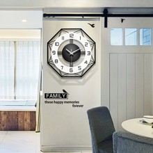 北欧钟表挂钟客厅时尚现代简约时钟家用装饰表大气个性创意石英钟
