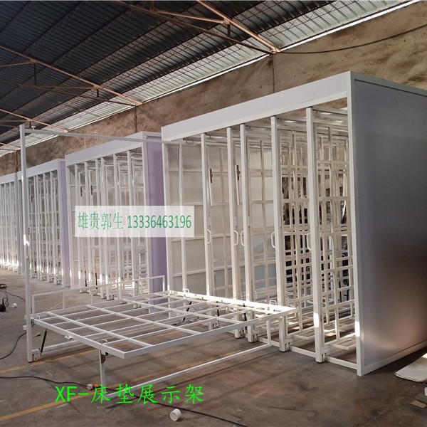 抽拉体验床垫式展架　150*200-180*200床垫样板展示架展具