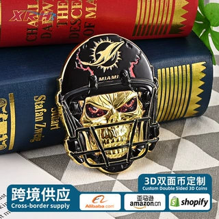 3d双面金属纪念币定制二次元动漫周边游戏币源头工厂来图定制