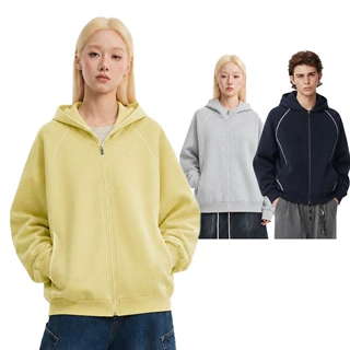 CATTEEIUS简约百搭修身连帽外套男版宽松潮流保暖防风衣卫衣外套