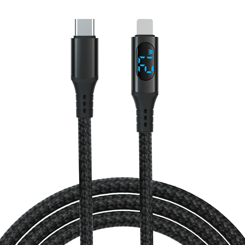 Подходит для Samsung Huawei Apple iPhone, цифровой дисплей, функция 100W быстрой зарядки, кабель данных TYPE-C, PD, цифровой дисплей, быстрая зарядка