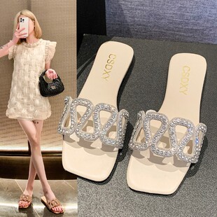 �n��ˮ�һ����ƽ����ЬŮ Women Flat Slippers ���^һ�_�žӼ�