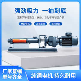 料斗泵卫生级低转速直连螺杆泵低振动螺杆泵干污泥螺杆泵注浆泵