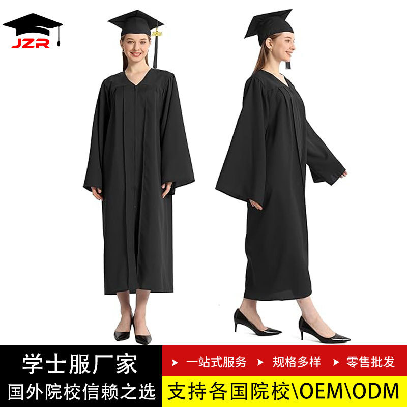 Cross-Border American Bachelor's Degree Gowns for College Students, Male and Female Graduation Season Photo Outfits, High School Graduation Gowns, Degree Uniform Sets Cross-Border American Bachelor's Degree Gowns for College Students, Male and Female Graduation Season Photo Outfits, High School Graduation Gowns, Degree Uniform Sets