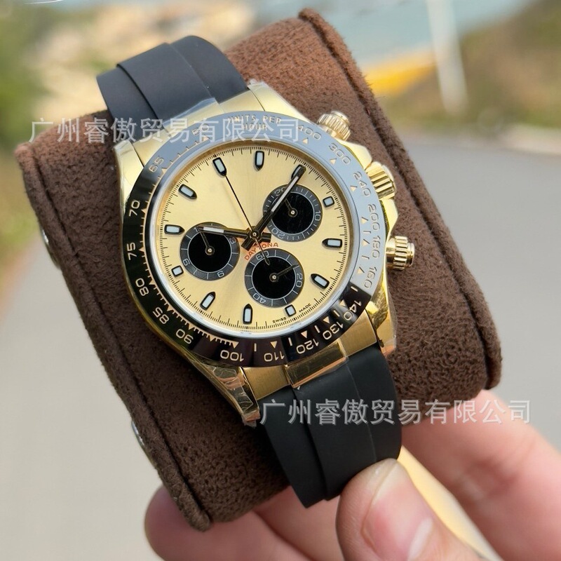 Laojia's popular C factory and N factory Panda Daytona series fashion high-quality stainless steel multifunctional chronograph mechanical men's watch