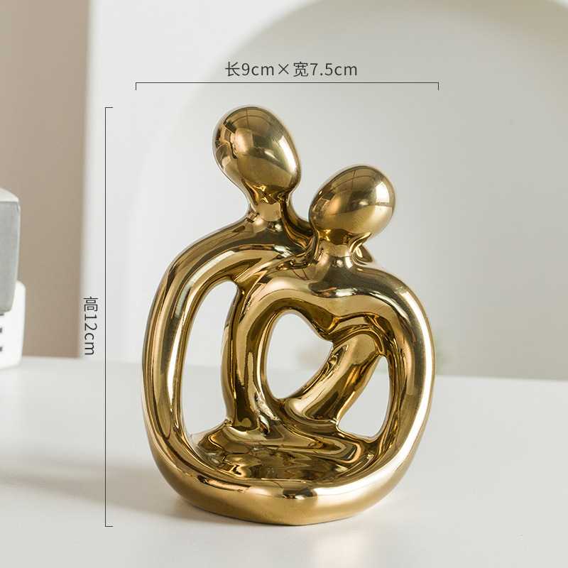 Dorado pareja candlestick