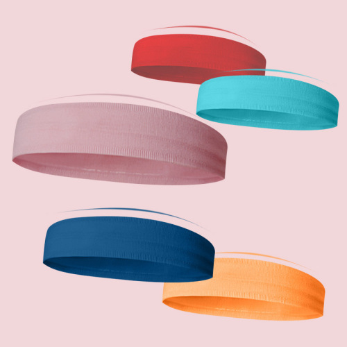 Wholesale wrist guards for men and women, badminton, basketball, running, sweat-absorbent fitness wristbands, hairband set, knitted sports wristbands