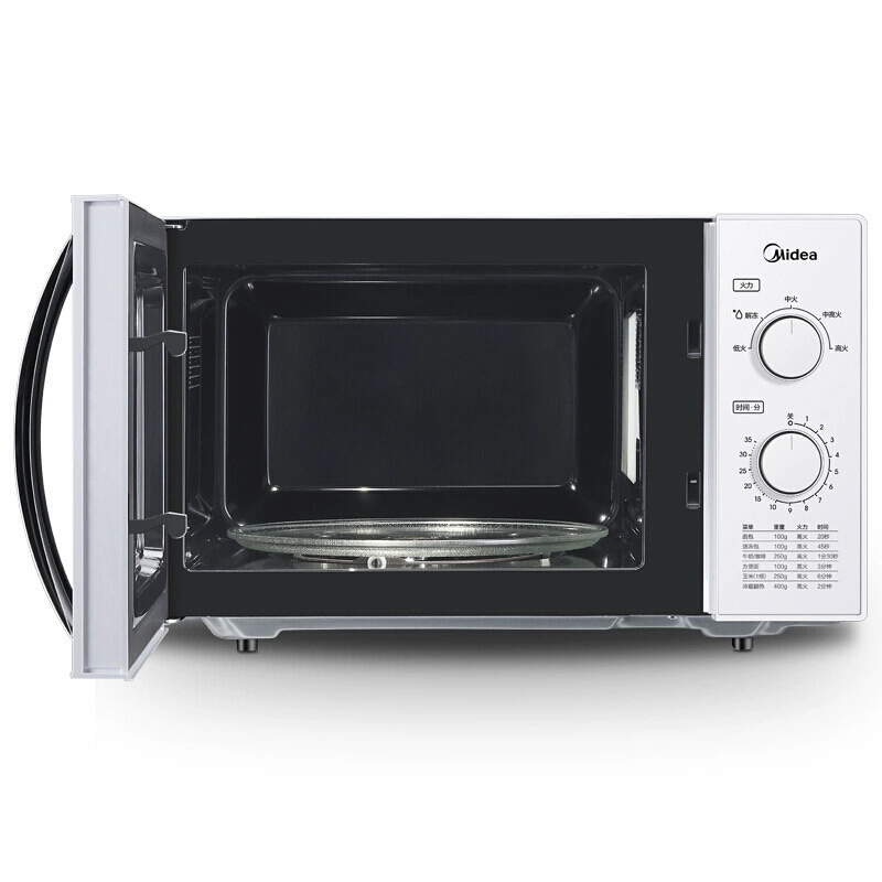 Midea M1-230E микроволновая печь механическая для дома, маленькая, поворотный стол, ручное управление, 23 л, для коммерческого использования