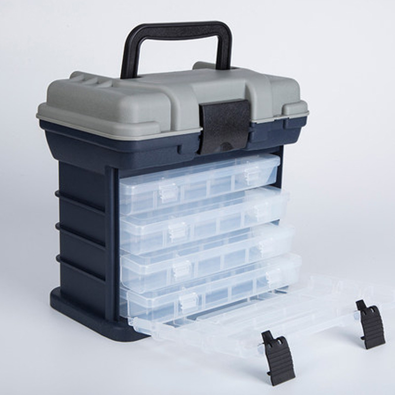 Multifunción portátil carretera sub-Caja caja de pesca cajón herramienta cebo caja de almacenamiento caja de pesca