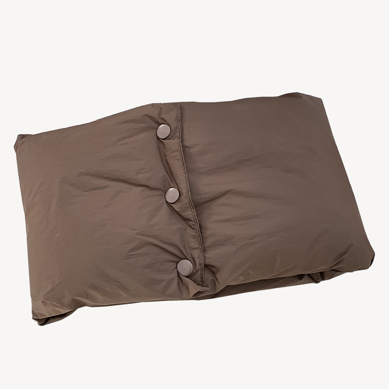 Cuello para mujeres de alta calidad 2025 otoño y invierno nuevo color sólido engrosado calor relleno de algodón de botón protector bufandas de cuello