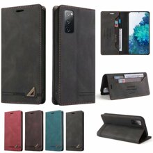 适用OPPO Realme9i肤感对吸皮套VIVO Y21翻盖手机套A57插卡保护套