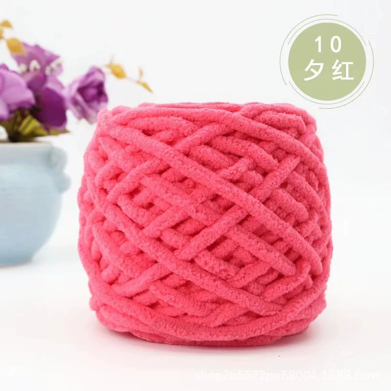 Шар пряжи шерстяной (ice yarn) — 15 м, толстая нитка, множество цветов для шарфов шапок тапочек
